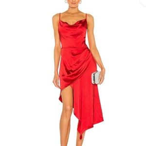 Red “Elliatt” dress